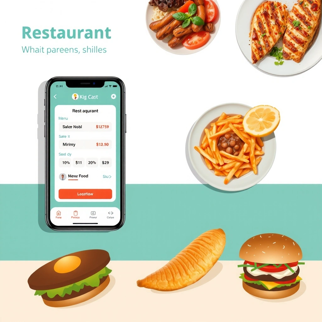Restaurant Chain Website - Modern food ordering interface with menu showcase